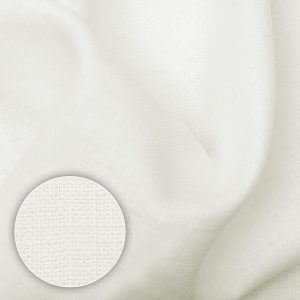 Tkanina odzieżowa lniana Biel Optyczna 230 cm [43003]