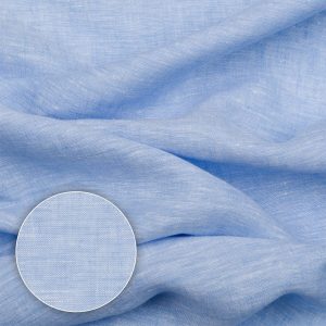 Tkanina odzieżowa lniana Julia L-2151-93 Błękitny melanż [43003]