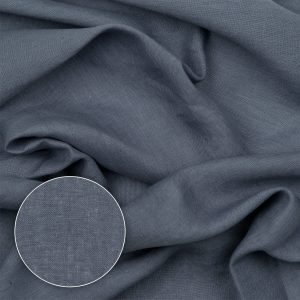 Tkanina lniana Niebieskoszara Julia 230 cm [43003]
