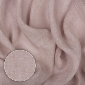 Tkanina dekoracyjna lniana Fog 3139 Pudrowy Różowy KRESZOWANA [63006]