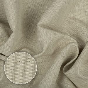 Tkanina dekoracyjna lniano-bawełniana Romeo Szary naturalny [50124]