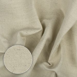 Tkanina obiciowa lniano-bawełniana Pete Szarobiała [50143]