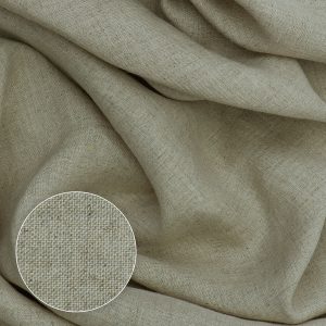Tkanina odzieżowa lniano-konopna Otylia Szara Naturalna 210 cm [43025]