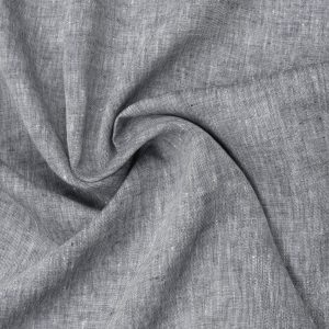 Tkanina odzieżowa lniana Julia L-2151-69 Jeansowy niebieski melanż [43003]