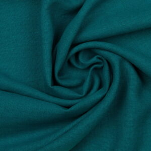 Tkanina odzieżowa lniana Oskar 7425 Zielony morski [LO0003]