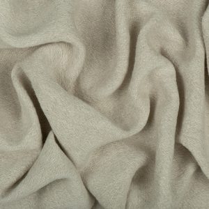 Tkanina odzieżowa lniano-bawełniana Crepe Szarobiały [40018]