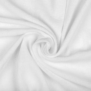 Tkanina odzieżowa lniano-bawełniana Crepe [40017] Biały optyczny