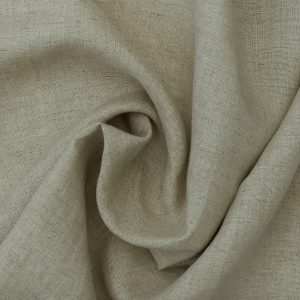Tkanina odzieżowa lniano-konopna Otylia Szara Naturalna 210 cm [43025]