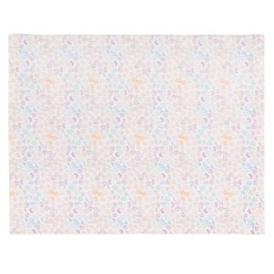 Podkładka lniano-bawełniana wzór Kolorowe Kwiatki [35x45]