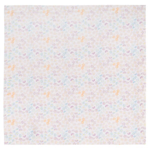 Serwetka lniano-bawełniana wzór Kolorowe Kwiatki [40x40]