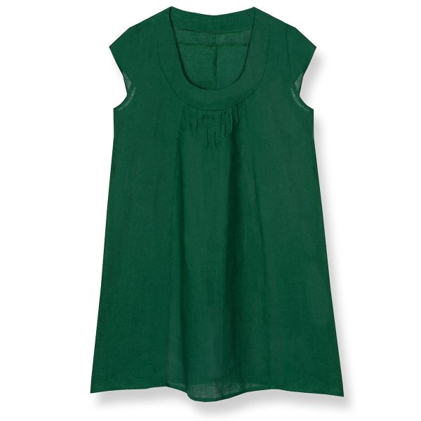 sukienka-lniana-zielona-klasyczna-I
