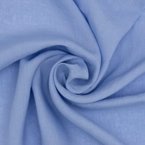 Tkanina lniana nieziemski niebieski Julia [43003]