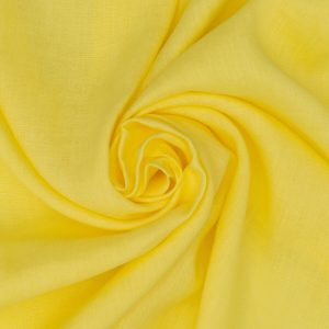 Tkanina konopna słoneczna żółć Maria [43023]