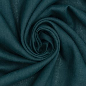 Tkanina konopna odzieżowa Maria 6401 Turkusowy ciemny [43023]