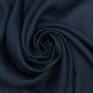 Tkanina konopna odzieżowa Maria 6403 Czarny Irys [43023]