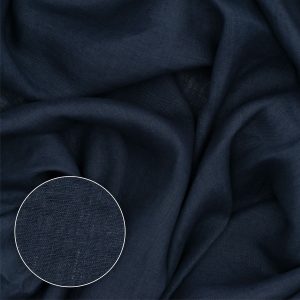 Tkanina konopna odzieżowa Maria 6403 Czarny Irys [43023]