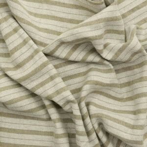 Ręcznik łazienkowy lniano-bawełniany naturalny w paski [75x100]
