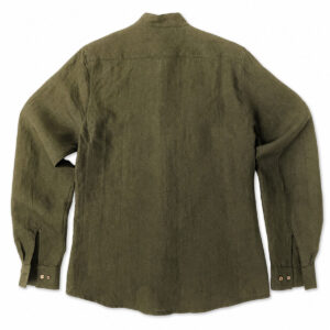 koszula-lniana-meska-na-dlugi-rekaw-z-kolnierzykiem-khaki-2